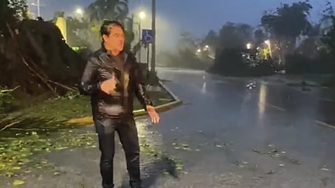 La acción fue señalada por usuarios de las redes sociales como una irresponsabilidad (Foto: captura TW/ @@Javier_Alatorre)