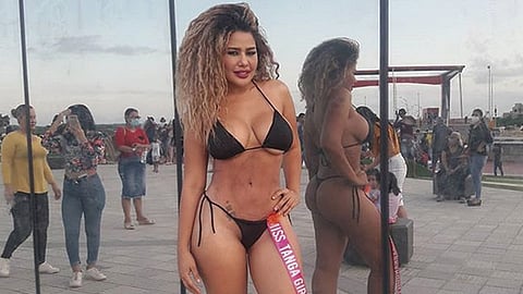 La modelo Linda Correa es concursante de Miss Tanga Barranquilla 2020-2021 (Foto Instagram: @lindaguscorrea)