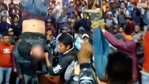 El joven dijo ser originario de Peribán (Foto: Red 113)