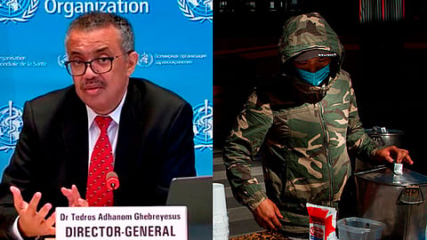 La OMS señaló que de nada sirven los carteles informativos si las autoridades no ponen el ejemplo (Foto: TW/ @NoticiasONU / news.un.org)