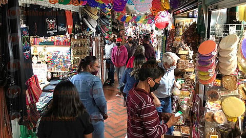 El fin de semana pasado, registraron un repunte entre el 20% y 60% en ventas de artesanías (Foto: Marco Santoyo)