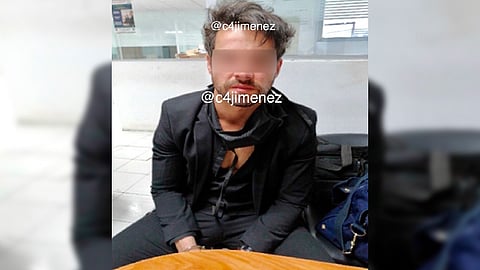 Al inicio de la audiencia la joven agredida dijo que no le otorgaría el perdón a Eleazar (Foto Twitter: @c4jimenez)