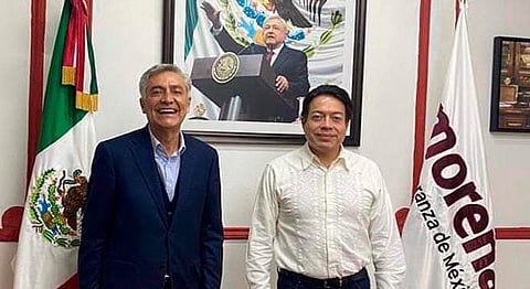 El legislador michoacano, fue uno de los impulsores de Delgado Carrillo en la búsqueda de la dirigencia nacional del partido (Foto Cortesía) 