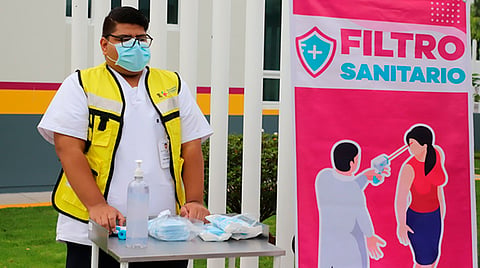 Con esta acción, se identifican posibles casos de Covid-19 en centros de salud y hospitales (Foto Cortesía) 