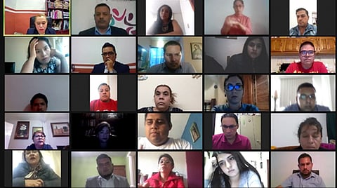 Contó con la presencia de más de 240 personas, entre ellas juezas, jueces, magistrados, magistradas, personal de áreas jurisdiccionales y administrativas, profesionistas y estudiantes de Derecho (Foto Cortesía) 