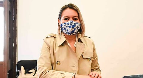 La diputada priista finalmente dio un voto de confianza en que legisladores defenderán y garantizarán un presupuesto suficiente a la Secretaría de Salud (Foto Cortesía) 