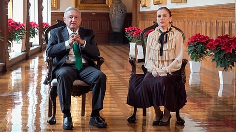 , Gutiérrez Müller recordó el llamado a permanecer en casa y evitar realizar o asistir a reuniones para prevenir contagios de coronavirus (Foto: Cortesía)