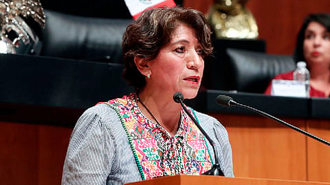 Delfina Gómez fue candidata por Morena a la gubernatura del Estado de México 
(Foto: Cortesía)