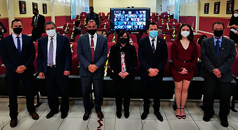 Maribel Ríos Granados brindó un reconocimento especial a los jóvenes (Foto Cortesía) 

