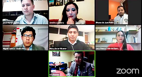 Este segundo webinar se realizó en conjunto con los integrantes del preNODESS “Jarhuani” (Foto Cortesía) 
