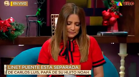 Al hablar del tema a Linet se le cortó la voz (Fotograma: Ventaneando)