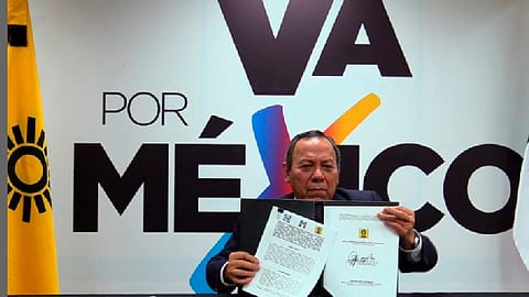 El convenio se presentará este miércoles ante el Instituto Nacional Electoral (Foto; cortesía)