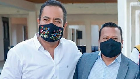 García Avilés hizo pública una fotografía en la que aparece con Herrera Tello y con el senador de la República, Antonio García Conejo (Foto Facebook: Martin Garcia Aviles)