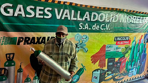 El servicio es sólo para tanques portátiles de 682 litros (Foto FB: Abastecedora de Gases Valladolid Morelia)