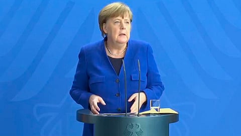 Según Merkel, sólo los legisladores pueden regular la libertad de expresión (Foto: captura de video)