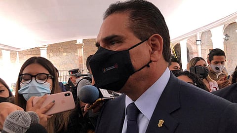 Aureoles Conejo dijo en entrevista desconocer si existe corrupción por parte de jueces (Foto: Marco Santoyo)