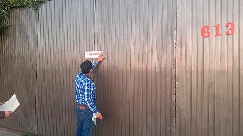 El salón fue clausurado 
(Foto: Cortesía)
