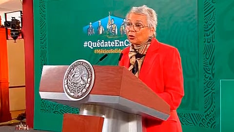 Refirió que se encuentra "fuerte y estable" (Foto captura de video)
