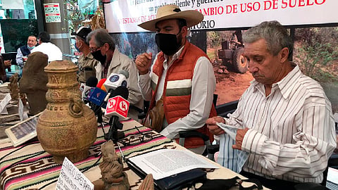 Hernández Elguero mencionó que presentaron una denuncia de hechos ante el Ayuntamiento de Morelia (Foto: Marco Santoyo)
