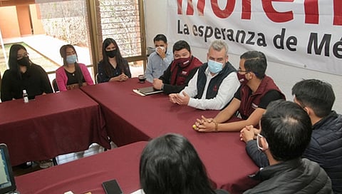 Subrayó que este sector de la población es prioritario para Morena (Foto Cortesía) 