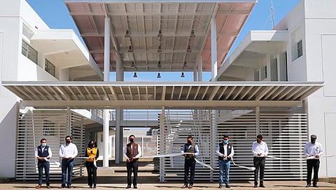 Aureoles Conejo también dio el banderazo de arranque a las obras de la segunda etapa, en la que se invertirán 19 millones de pesos (Foto Cortesía) 