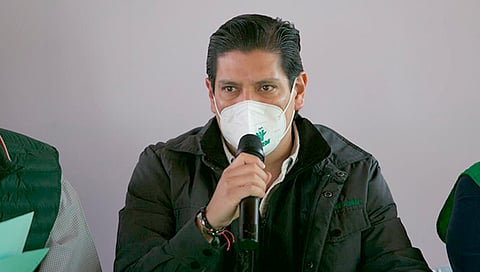 El líder estatal del Verde Ecologista en Michoacán hizo un llamado a la ciudadanía para que no se deje engañar por cualquier venta ficticia o que pudiera resultar fraudulenta (Foto Cortesía) 