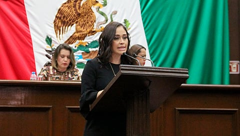 La diputada local celebró que en Michoacán se den pasos firmes en la materia (Foto Cortesía) 