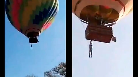 El video se viralizó en rede sociales (Fotograma: Twitter/@MangelMargog)