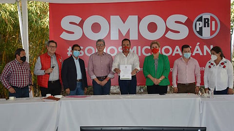 Carlos Herrera resaltó la vocación de los militantes priistas (Foto: cortesía)