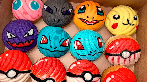 Las pokeconchas son obra de una panadería extranjera (Foto FB: El Blog del Gordo)