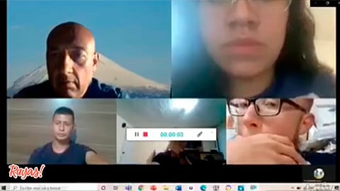 Es profesor de la BUAP (Foto: captura de video)