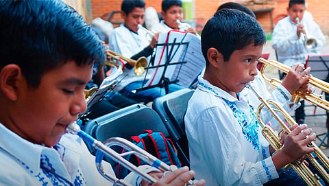 El objetivo es enseñar y fomentar la música tradicional en los municipios (Foto Cortesía) 