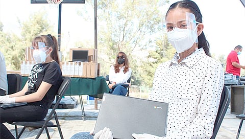 Estos han sido donados por empresas como Google for Education y Metlife que se sumaron al programa Educación Solidaria (Foto Cortesía) 