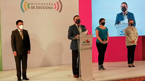 "Será la sociedad michoacana la que haga el juicio correspondiente", dijo el gobernador (Foto: Aned Ayala)