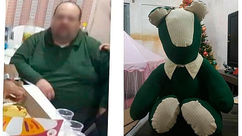 Esta tendencia de ositos se popularizó a raíz de las muertes por la pandemia de coronavirus (Foto Facebook: Fabiola Gomez Orea)