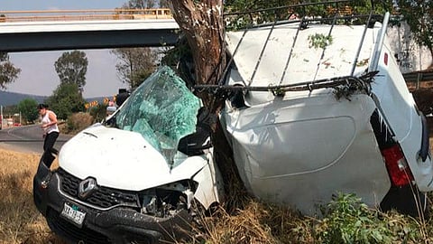 No se sabe la causa del accidente (Foto: FB/Ambulancias AMBUMED﻿)