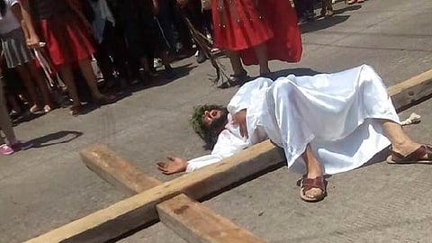 Julio tiene participando en la tradición religiosa aproximadamente 26 años y nueve interpretando a Jesucristo (Foto: cortesía)