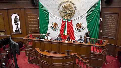 El Pleno del Congreso del Estado analizará, discutirá y votará los dictámenes de las licencias de los legisladores locales antes mencionados (Foto Cortesía) 