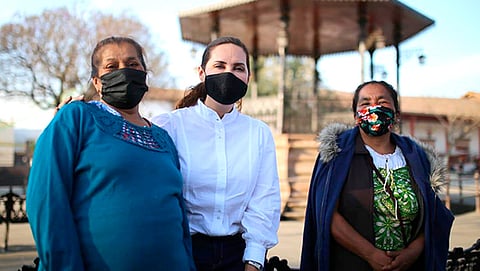 Macarena Chávez destacó que diversos ejercicios de medición han mostrado que la sociedad confía más en las mujeres a la hora de gobernar (Foto Cortesía) 