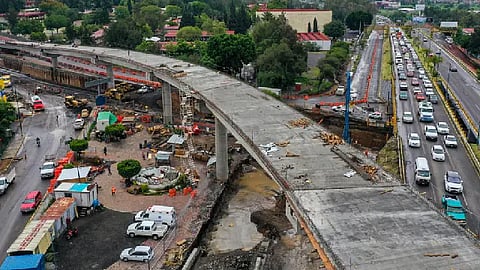 En el distribuidor vial “Tecnológico” se aplica una inversión total de 495 millones de pesos (Foto: Cortesía)