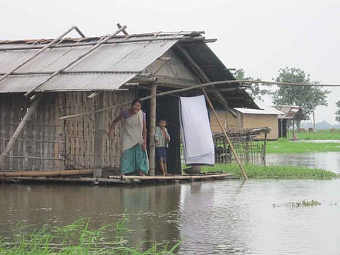 The people of Assam are facing two disasters, creating one of the worst humanitarian crises in the last decade. 
Photo Credit: Flickr 