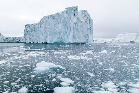 Melting glaciers
