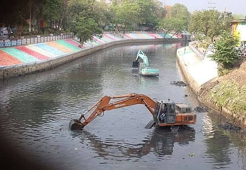 सबसे ज्यादा प्रदूषित नदी की श्रेणी में आया कान्ह नदी [फोटो- अंकित पचौरी, द मूकनायक]