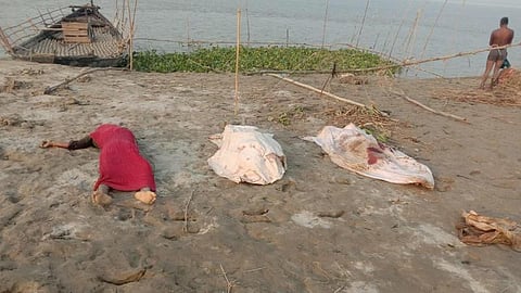 बिहार में रंगदारी को लेकर हुआ नरसंहार [फोटो साभार- आज तक]