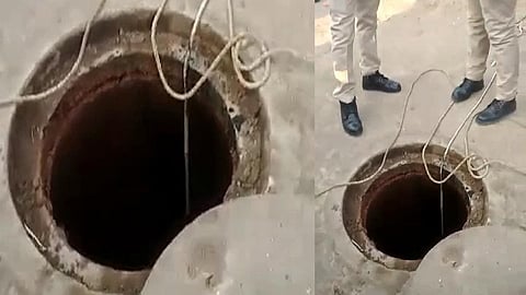 केंद्र सरकार की 'अमृत योजना' के तहत स्वीकृत सीवेज परियोजना पर कर रहे थे काम
