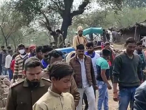 दलित दूल्हे के घोड़ी पर चढ़ने पर बवाल / फोटो : द मूकनायक 