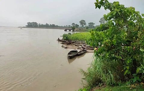 गंडक नदी, कुशीनगर - उत्तर प्रदेश [फोटो- बृजेश शर्मा, द मूकनायक]