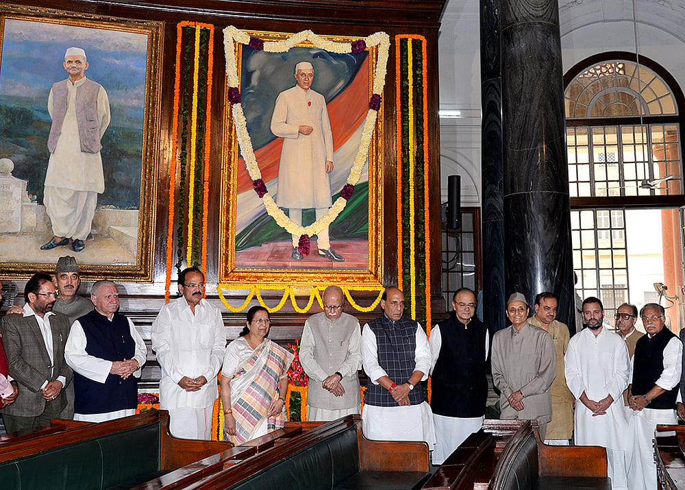 Tributes to  India’s first PM Nehru on his birth anniversary
