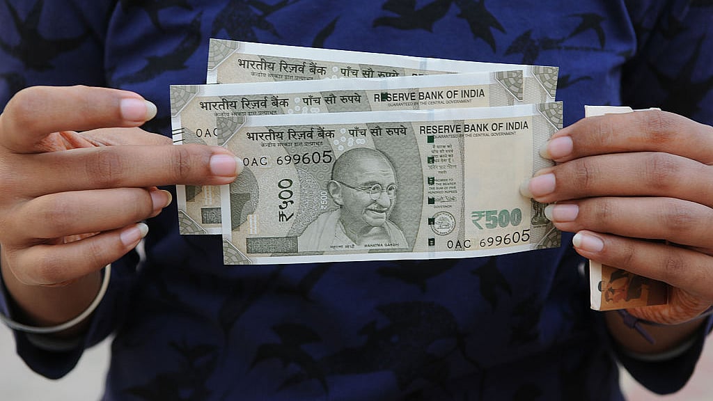 Currency notes of Rs 500 denomination are now largely in circulation
(Photo by Parveen Kumar/Hindustan Times via Getty Images)