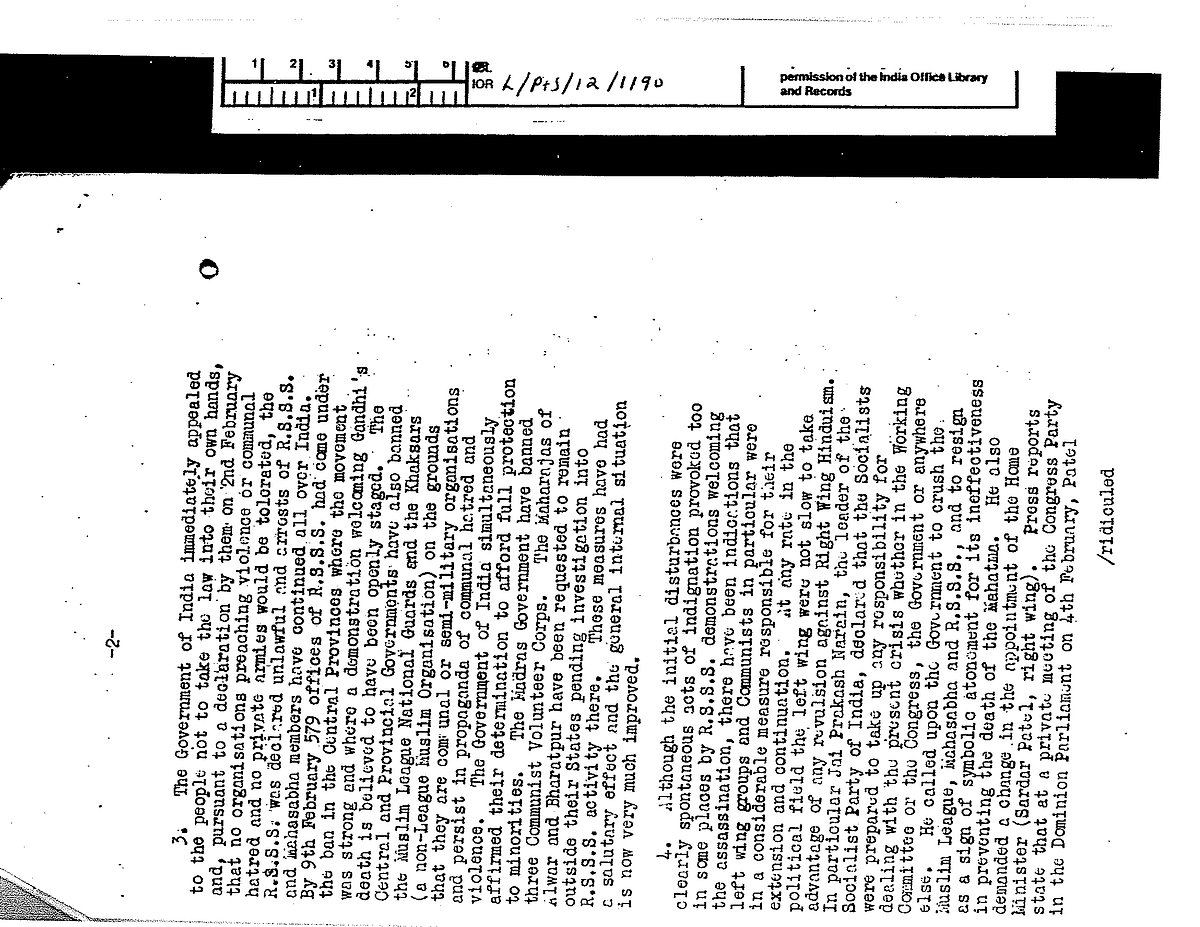NH Exclusive: New evidence links Godse to the RSS